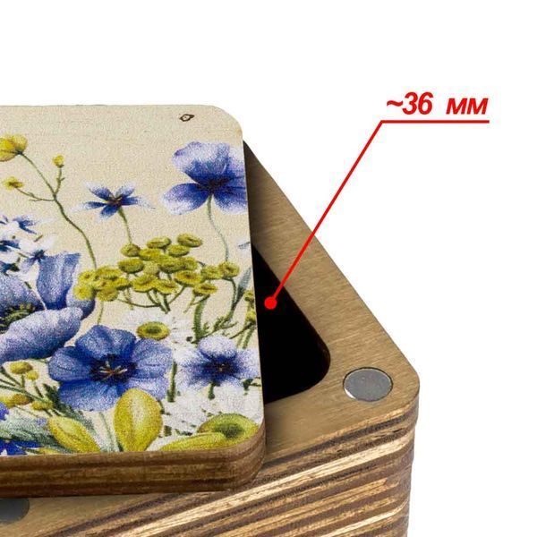 Thread Catcher Square &ndash; &ldquo;Wildflowers & Butterflies&rdquo; FLZB(N)-101