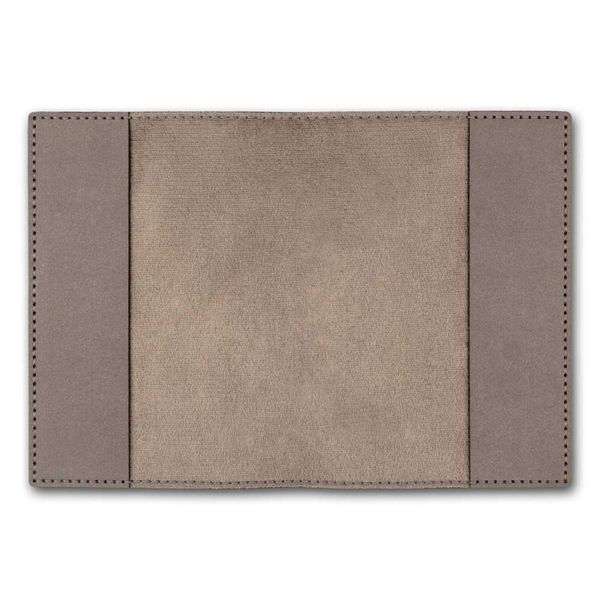 Faux Leather Embroidery Blank &ndash; &ldquo;Passport Cover&rdquo; FLBE(BB)-027 Latte