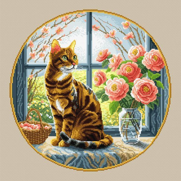 Cross-Stitch Pattern &ndash; "Spring Mood" WLP-021