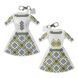 Faux Leather Cross-Stitch Kit &ndash; &ldquo;Bag Charm Dress. Blue & Yellow Ornament&rdquo; FLHL-134 FLHL-134 photo 2