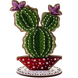 Wooden Bead Embroidery Kit &ndash; &ldquo;Cactus&rdquo; FLK-191 FLK-191 photo 2