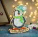 Wooden Bead Embroidery Kit &ndash; Rocking Ornament &ldquo;Polar Wanderer&rdquo; (Double-Sided) FLK-292 FLK-292 photo 7