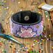 Faux Leather Bead Embroidery Kit &ndash; &ldquo;Bracelet&rdquo; (3 &times; 17 cm) FLBB-109 Black FLBB-109 photo 1