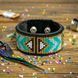 Faux Leather Bead Embroidery Kit &ndash; &ldquo;Bracelet&rdquo; (3 &times; 22 cm) FLBB-024 Black FLBB-024 photo 1