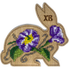 Wooden Bead Embroidery Kit &ndash; &ldquo;Box-Bunny&rdquo; (Double-Sided) FLK-423 FLK-423 photo 6