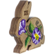 Wooden Bead Embroidery Kit &ndash; &ldquo;Box-Bunny&rdquo; (Double-Sided) FLK-423 FLK-423 photo 5