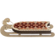 Wooden Bead Embroidery Kit &ndash; &ldquo;Sled Ornament &ndash; Red and Gold Pattern&rdquo; FLK-473 FLK-473 photo 4