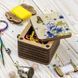 Thread Catcher Square &ndash; &ldquo;Wildflowers & Butterflies&rdquo; FLZB(N)-101 FLZB(N)-101 photo 1