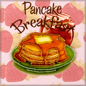 Bead embroidery magnet FLA-092