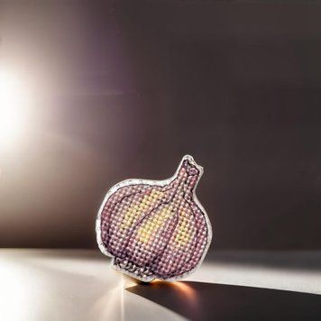 Plastic Cross-Stitch Kit &ndash; "Garlic" (Double-Sided) FLX-057