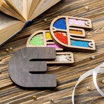 Bead Organizer &ndash; &ldquo;Letter Є (Alphabet)&rdquo; FLZB-128(Є)
