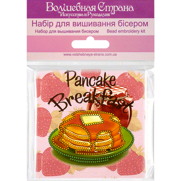 Bead embroidery magnet FLA-092