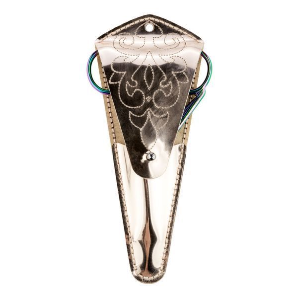 Faux Leather Embroidery Blank "Scissors Case" FLBE(BB)-076 Rose Gold