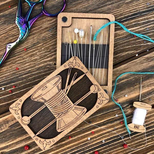 Magnetic Needle Case Rectangular &ndash; &ldquo;Thread Spool&rdquo; FLZB(N)-030