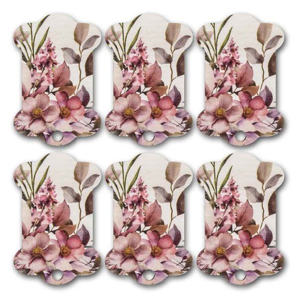 Floss Bobbins &ndash; &ldquo;Flowers&rdquo; FLC-119(S) (6 pcs)