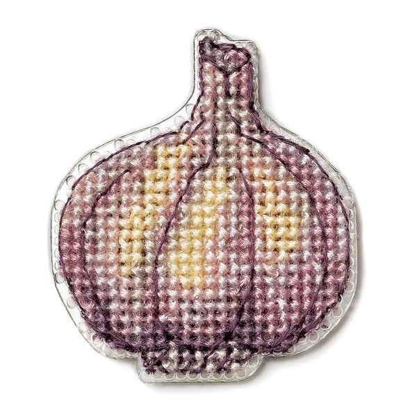 Plastic Cross-Stitch Kit &ndash; "Garlic" (Double-Sided) FLX-057