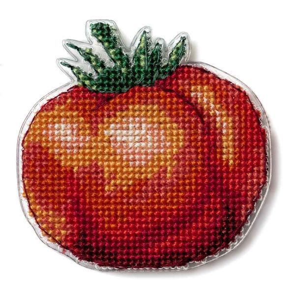 Plastic Cross-Stitch Kit &ndash; "Tomato" (Double-Sided) FLX-098