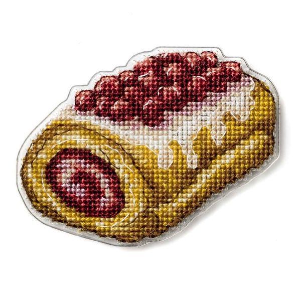 Plastic Cross-Stitch Kit &ndash; "Cherry Roll" (Double-Sided) FLX-120