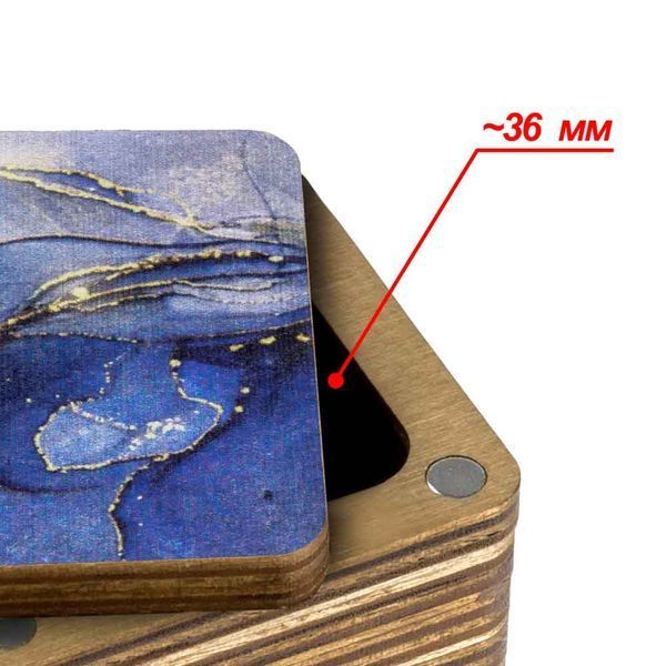 Thread Catcher Square &ndash; &ldquo;Blue Marble&rdquo; FLZB(N)-102