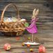 Wooden Bead Embroidery Kit &ndash; &ldquo;Easter Bunny Lady&rdquo; FLK-343 FLK-343 photo 4