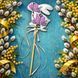Faux Leather Bead Embroidery Kit &ndash; &ldquo;Topper Purple Bunny&rdquo; FLBB-186 FLBB-186 photo 1
