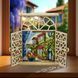 Wooden Cross-Stitch Kit &ndash; &ldquo;Mediterranean Morning&rdquo; FLW-082 FLW-082 photo 1