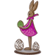 Wooden Bead Embroidery Kit &ndash; &ldquo;Easter Bunny Lady&rdquo; FLK-343 FLK-343 photo 2