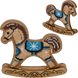 Wooden Bead Embroidery Kit &ndash; Rocking Ornament &ldquo;Starry Horse&rdquo; (Double-Sided) FLK-293 FLK-293 photo 3