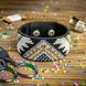 Faux Leather Bead Embroidery Kit &ndash; &ldquo;Bracelet&rdquo; (3 &times; 22 cm) FLBB-025 Black FLBB-025 photo 1