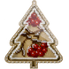 Wooden Bead Embroidery Kit &ndash; &ldquo;Christmas Ornament &ndash; Tree With Rowan Berries&rdquo; FLK-374 FLK-374 photo 3