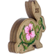 Wooden Bead Embroidery Kit &ndash; &ldquo;Box-Bunny&rdquo; (Double-Sided) FLK-424 FLK-424 photo 7