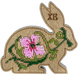 Wooden Bead Embroidery Kit &ndash; &ldquo;Box-Bunny&rdquo; (Double-Sided) FLK-424 FLK-424 photo 6