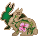 Wooden Bead Embroidery Kit &ndash; &ldquo;Box-Bunny&rdquo; (Double-Sided) FLK-424 FLK-424 photo 3
