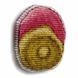 Plastic Cross-Stitch Kit &ndash; "Pink Donut" (Double-Sided) FLX-074 FLX-074 photo 6