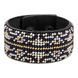 Faux Leather Bead Embroidery Kit &ndash; &ldquo;Bracelet&rdquo; (3 &times; 22 cm) FLBB-153 Black FLBB-153 photo 3