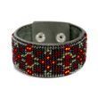 Faux Leather Bead Embroidery Kit &ndash; &ldquo;Bracelet&rdquo; (3 &times; 22 cm) FLBB-111 Khaki FLBB-111 photo 7