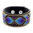 Faux Leather Bead Embroidery Kit &ndash; &ldquo;Bracelet&rdquo; (3 &times; 22 cm) FLBB-026 Black FLBB-026 photo 7