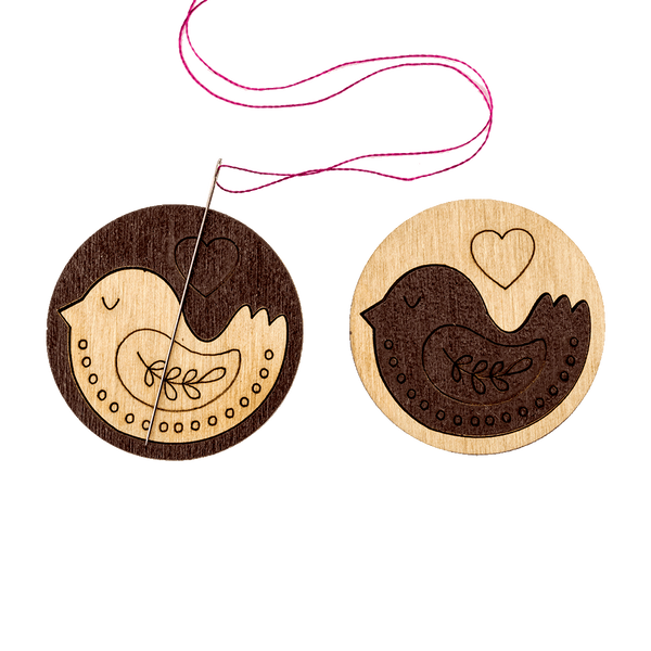 Needle Minder &ndash; &ldquo;Wooden, Double-Sided&rdquo; FLMH-005(W)