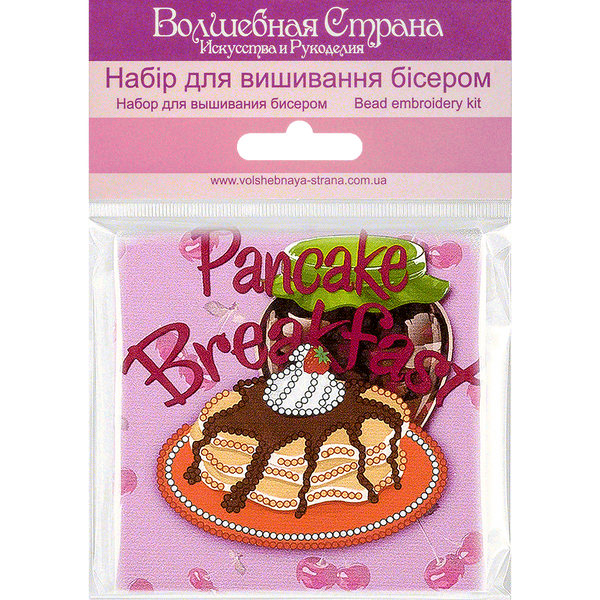 Bead embroidery magnet FLA-093