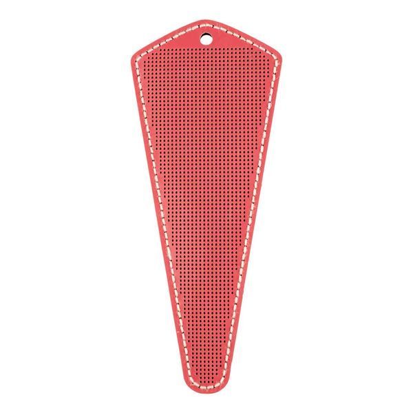 Faux Leather Embroidery Blank "Scissors Case" FLBE(BB)-077 Coral