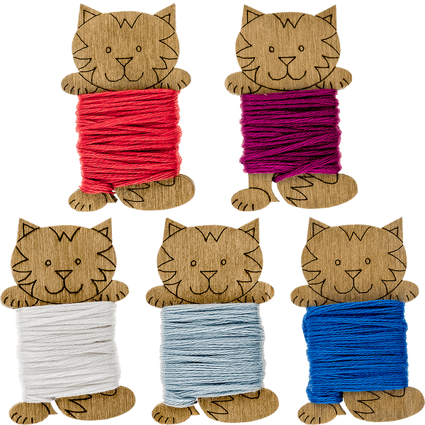 Floss Bobbins &ndash; &ldquo;Cat&rdquo; FLC-069(S) (15 pcs)