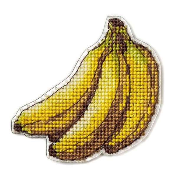 Plastic Cross-Stitch Kit &ndash; "Bananas" (Double-Sided) FLX-058