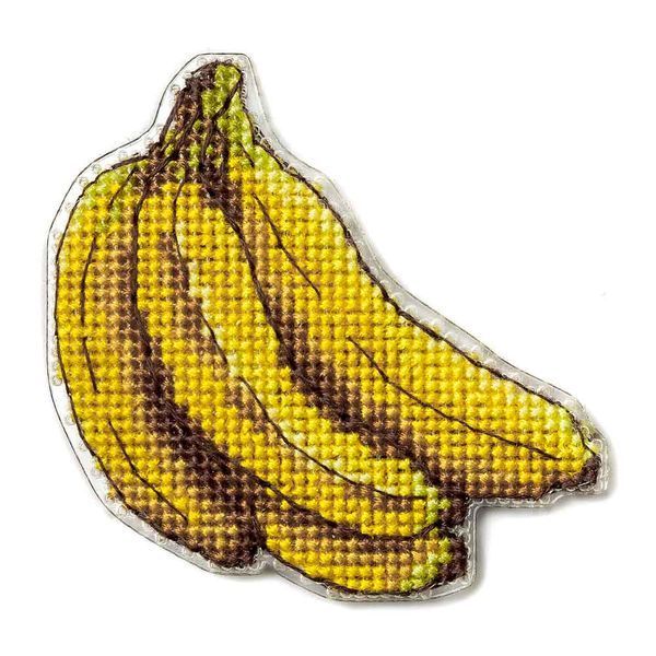 Plastic Cross-Stitch Kit &ndash; "Bananas" (Double-Sided) FLX-058