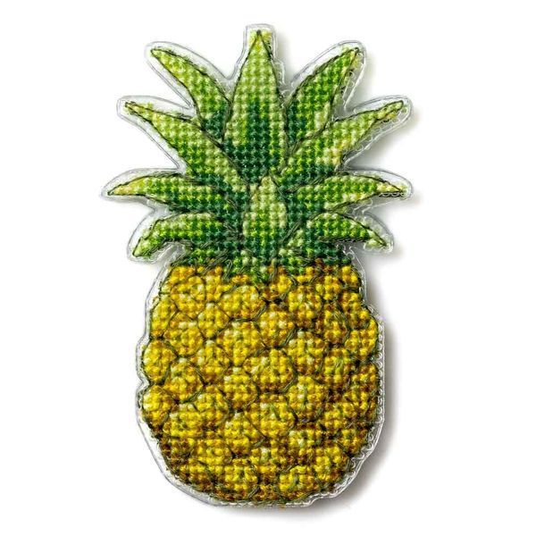 Plastic Cross-Stitch Kit &ndash; "Pineapple" (Double-Sided) FLX-099
