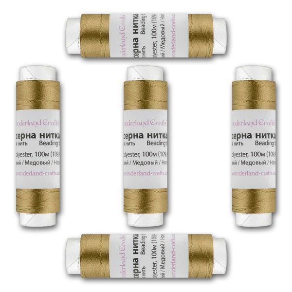 Beading Thread FLT-004 S &ndash; &ldquo;Honey&rdquo; 5&times;100m