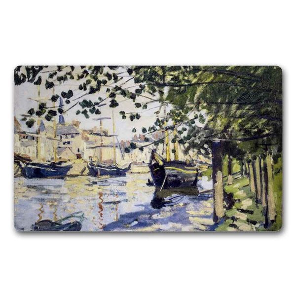 Bead Organizer With Wooden Lid &ndash; &ldquo;Seine in Rouen, Rectangular&rdquo; FLZB-199