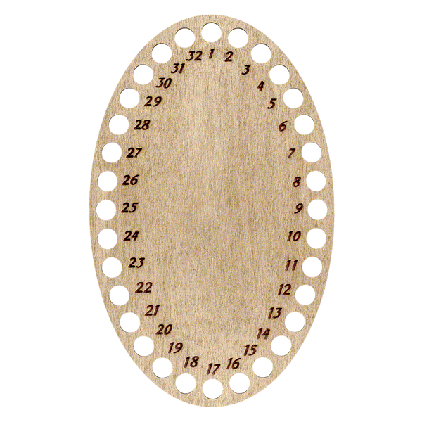 Floss Organizer &ndash; &ldquo;Lady with an Ermine, Oval&rdquo; FLZ(P)-027