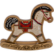 Wooden Bead Embroidery Kit &ndash; Rocking Ornament &ldquo;Christmas Rocking Horse&rdquo; (Double-Sided) FLK-294 FLK-294 photo 6