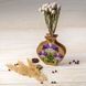 Wooden Bead Embroidery Kit &ndash; &ldquo;Violet Mood&rdquo; (Double-Sided Vase) FLK-344 FLK-344 photo 1