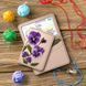 Faux Leather Cross-Stitch Kit &ndash; &ldquo;ID Card Cover&rdquo; FLHL-097 Pink FLHL-097 photo 1